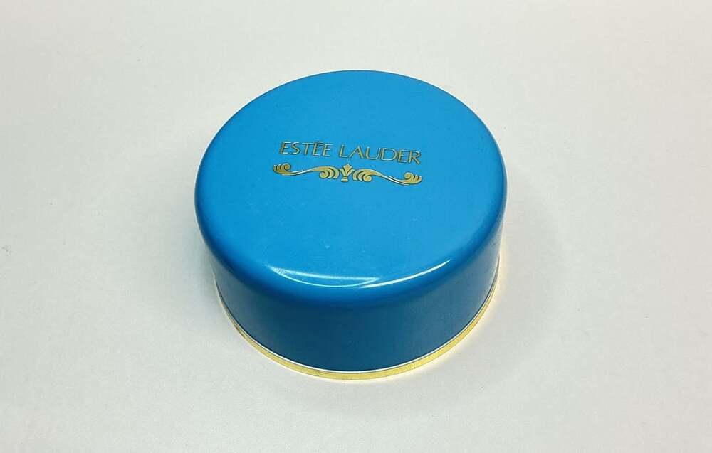 Estee Lauder Youth Dew Body Powder Puff Aqua Box